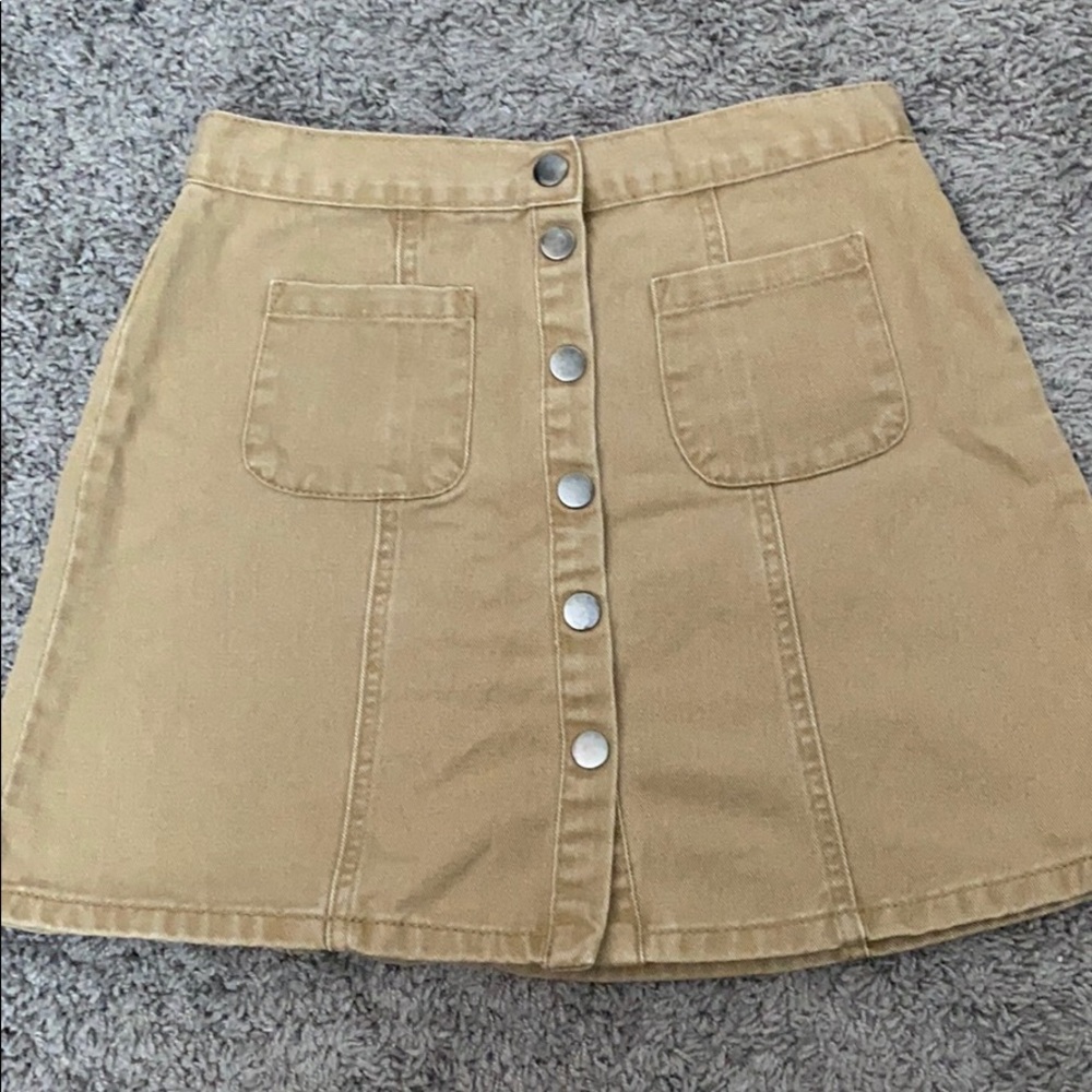 BDG button up skirt